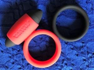 Tantus Vibrating Super Soft C-Ring and normal C-Ring featured