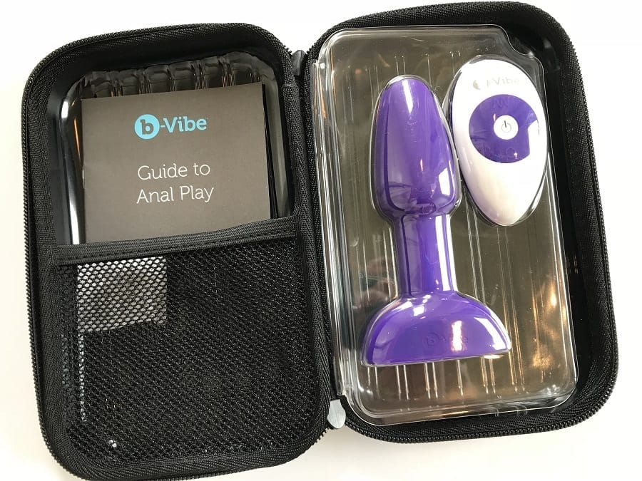 B-Vibe Rimming Plug Petite case