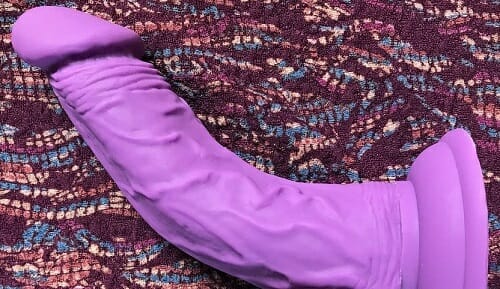 Blush Ruse Magic Stick dildo purple purple background