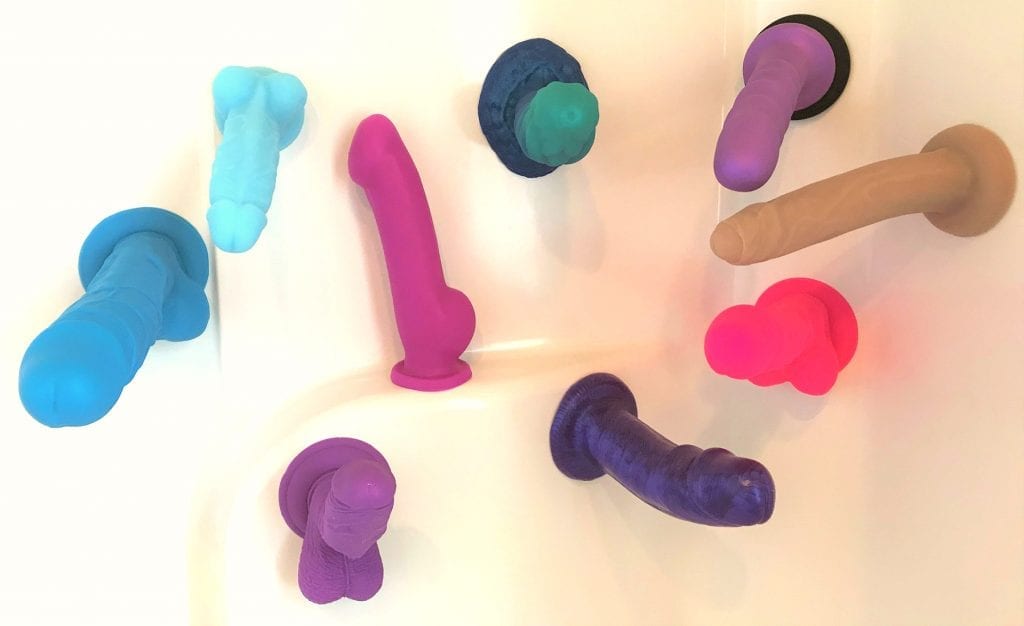 suction cup dildo shower