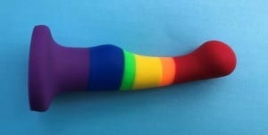 Blush Novelties Avant Pride P1 rainbow dildo full
