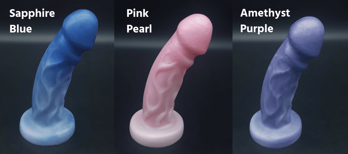 Uberrime Splendid Gentleman dual density dildo colors Peepshow Toys