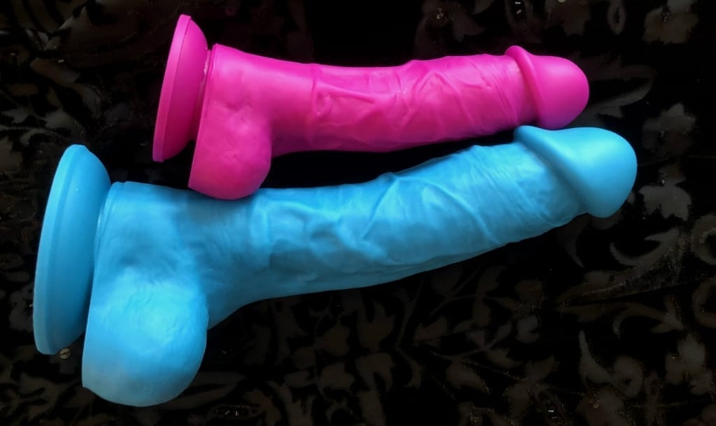 NS Novelties ColourSoft 5 and 8 soft silicone dildo suction cup