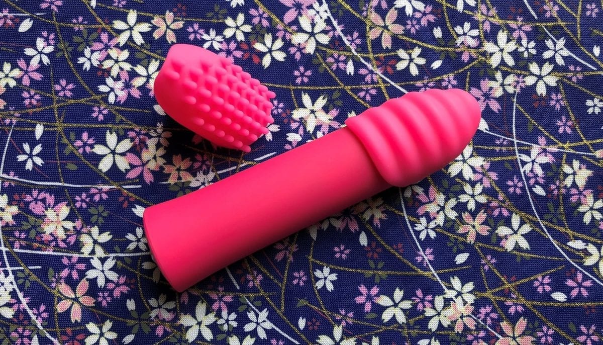 Nu Sensuelle Point Plus Powerful Bullet Vibrator with Sleeves textured