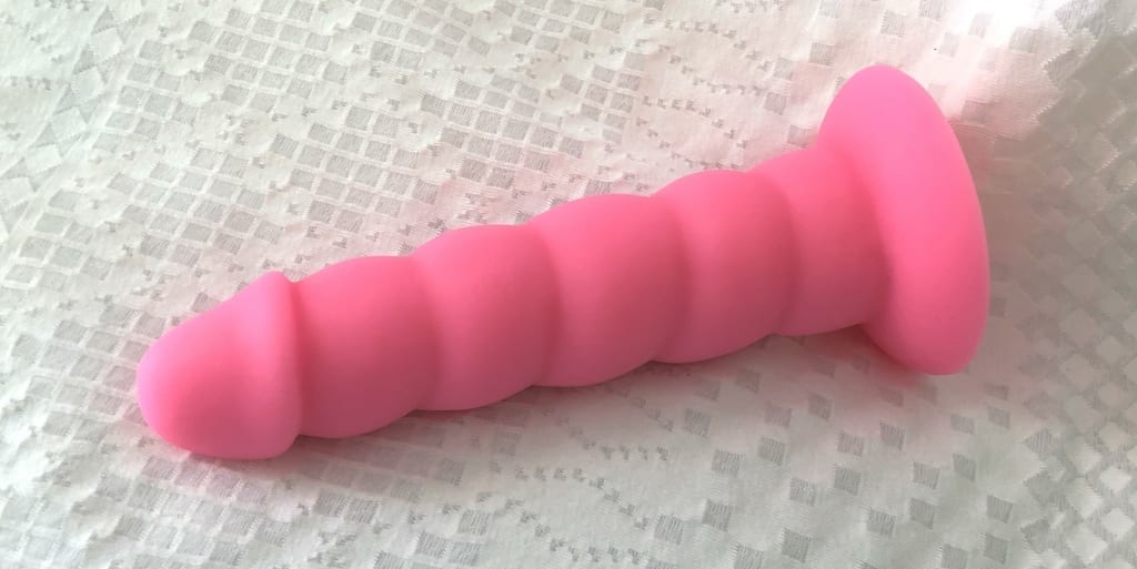 Rock Candy Suga Daddy 7 Inch Silicone Suction Cup Dildo full length