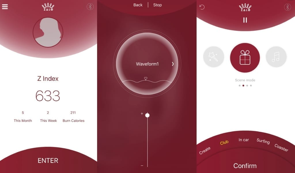 Zalo Connect Remote Control Sex Toy App screenshots Phallophile Reviews