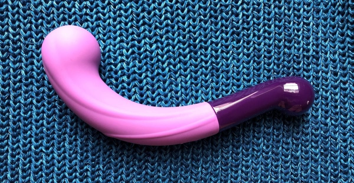 sexy things g slim powerful purple spot vibrator with a bulbous tip waterproof