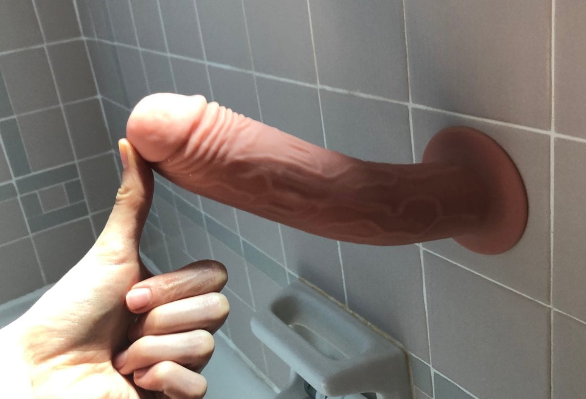 XR Thump It dildo shower suction cup