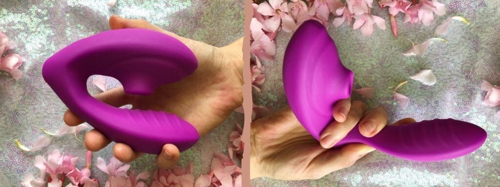 Voodoo Beso Plus review flexible clitoral sucking vibrator
