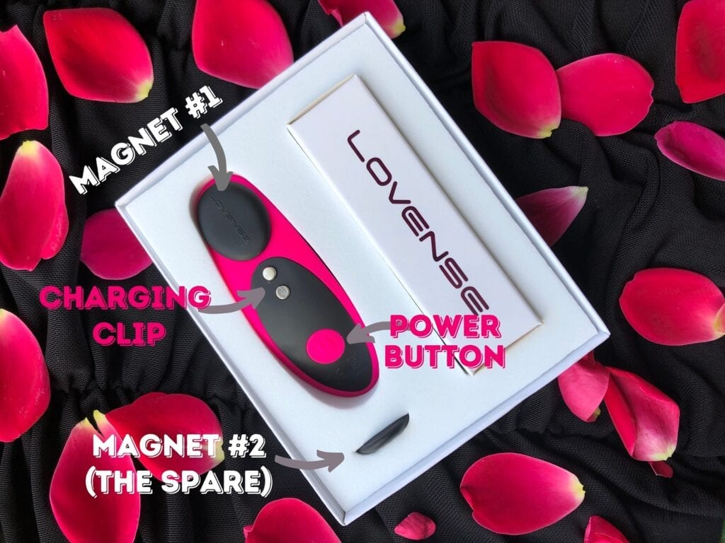 Lovense Ferri review app controlled panty vibrator magnetic clip box