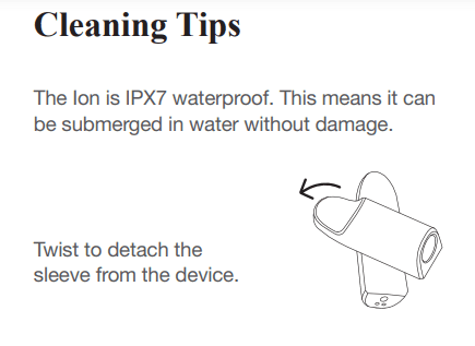 Arcwave Ion cleaning tips