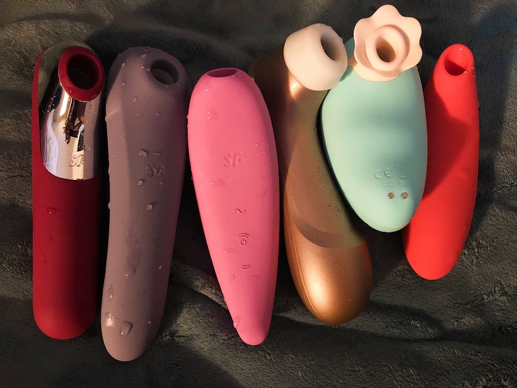 Air pulsation toy lineup Satisfyer dual love, satisfyer dual pleasure, satisfyer curvy 3+, Satisfyer Pro 2, BMS Pillow Talk Dreamy, We-Vibe Melt