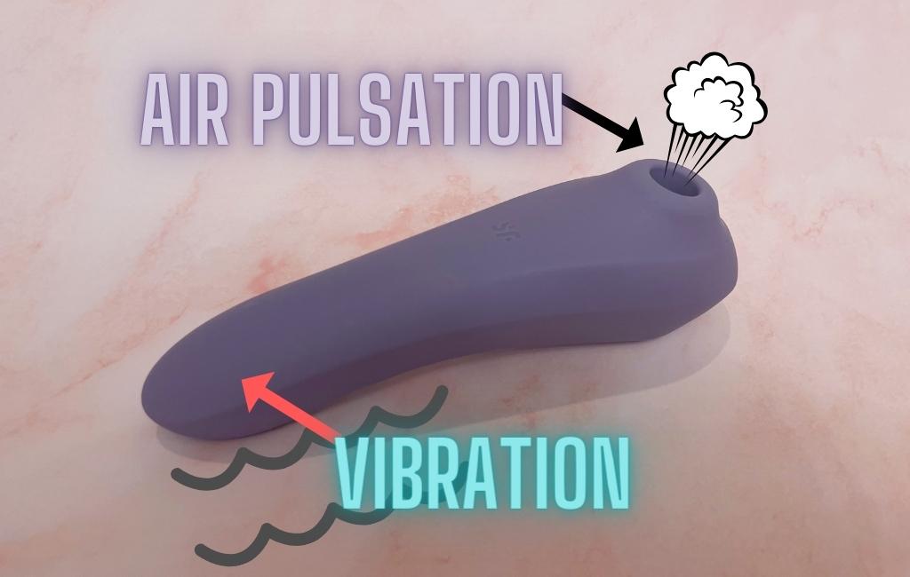 Satisfyer Dual Pleasure Best of 2021 sex toys air pulsation + vibration + app control clitoral stimulator