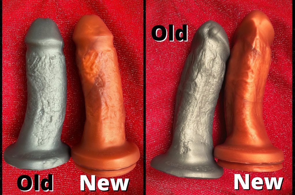 SquarePegToys Dildo review SuperSoft silione Nathan 1X old model vs. version 2