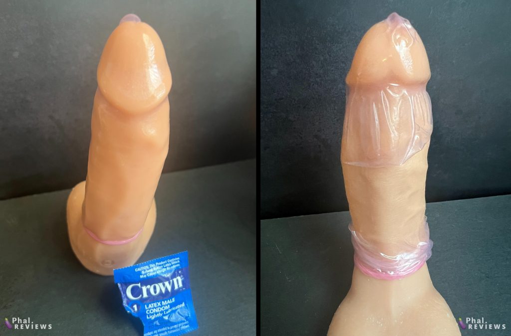 Ultraskyn dildo broke condom 2pics