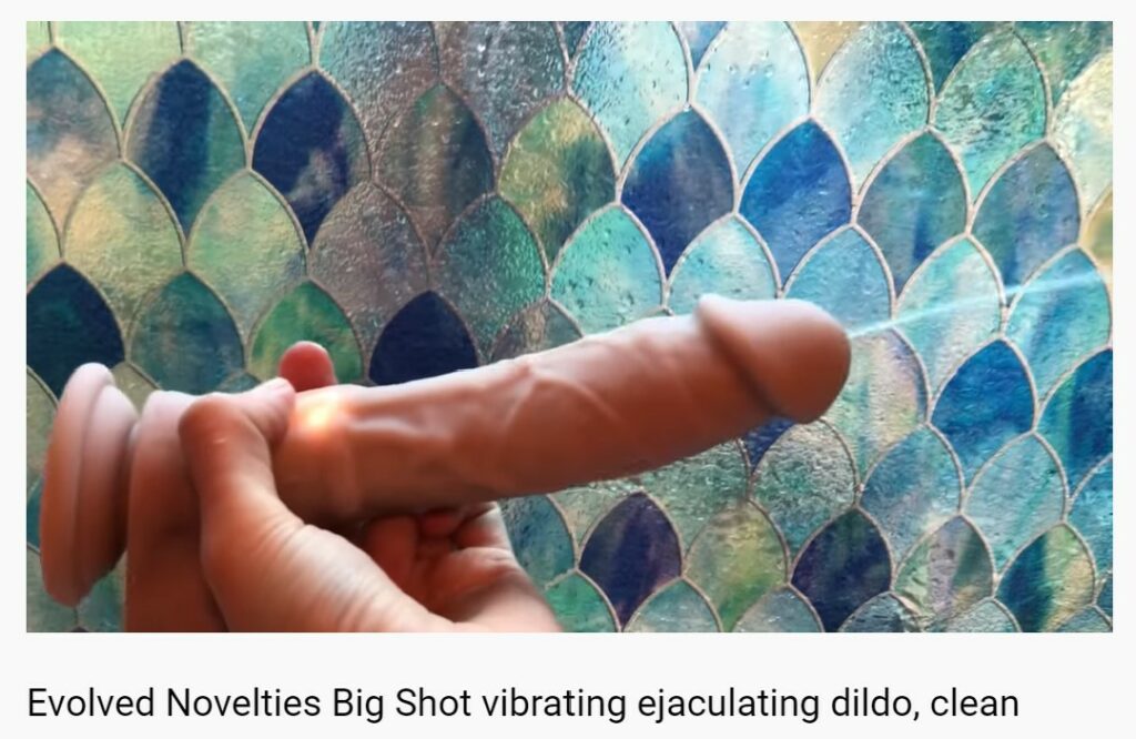 Big Shot ejaculating dildo demo