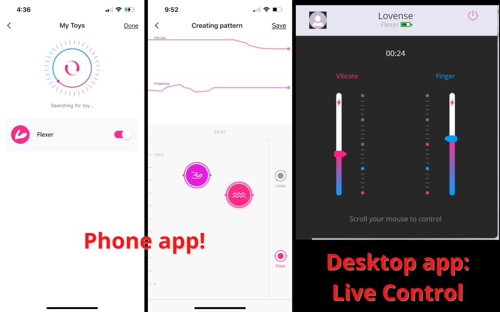 Lovense app - Flexer how-to long-distance vibrator