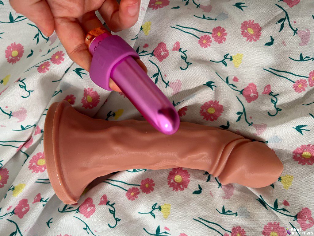 Swan Maximum bullet with realistic dildo - dual stimulation sex toys