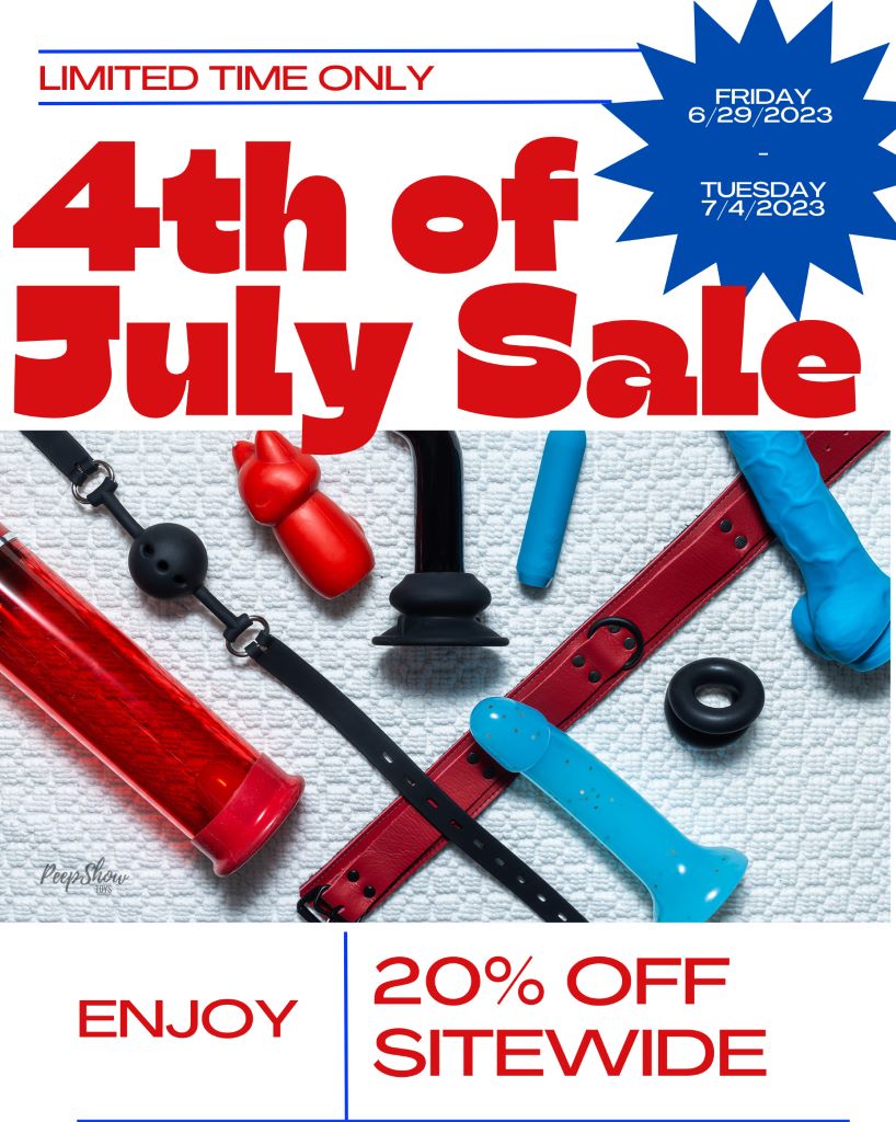 fourth of july sex toy sales
