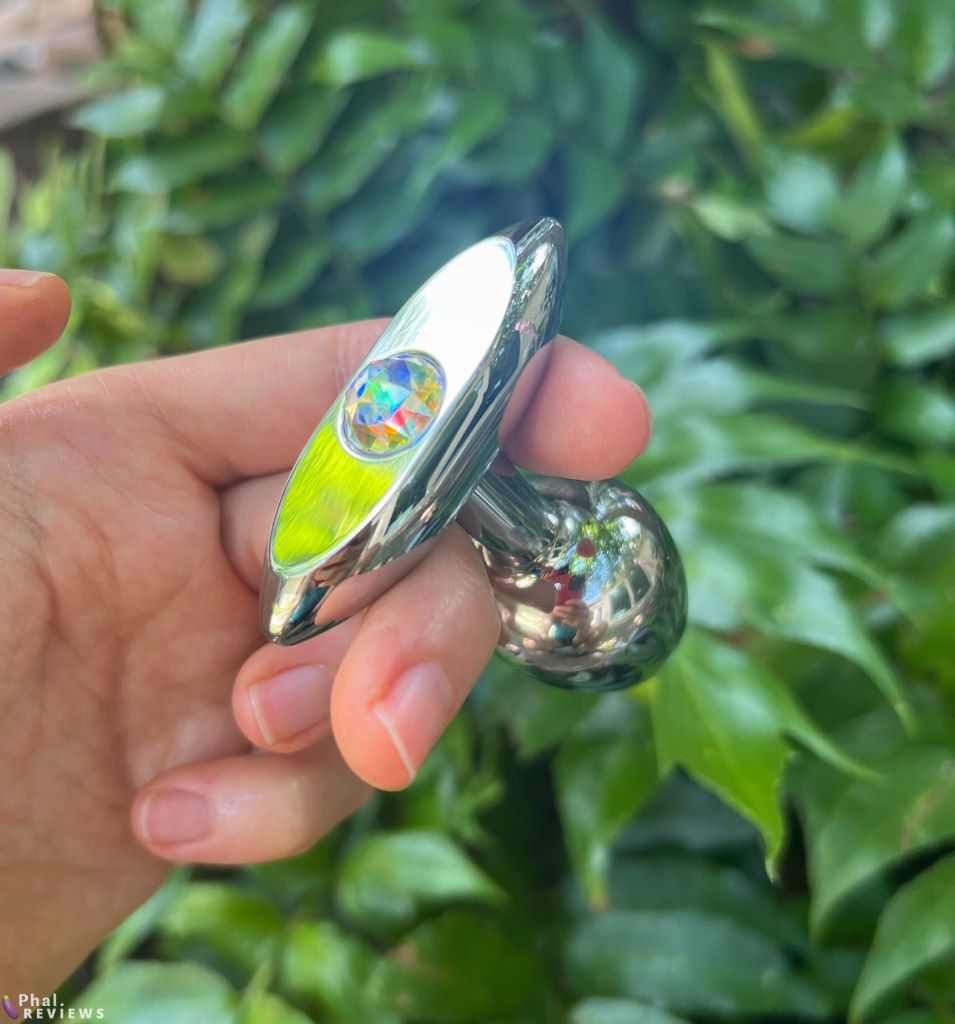 Rosebuds T-Bar Base Stainless Steel Butt Plug review - base size