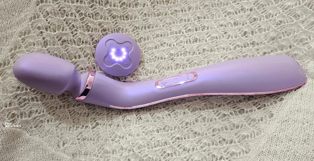 Wellness Eternal Wand vibrator review - remote control