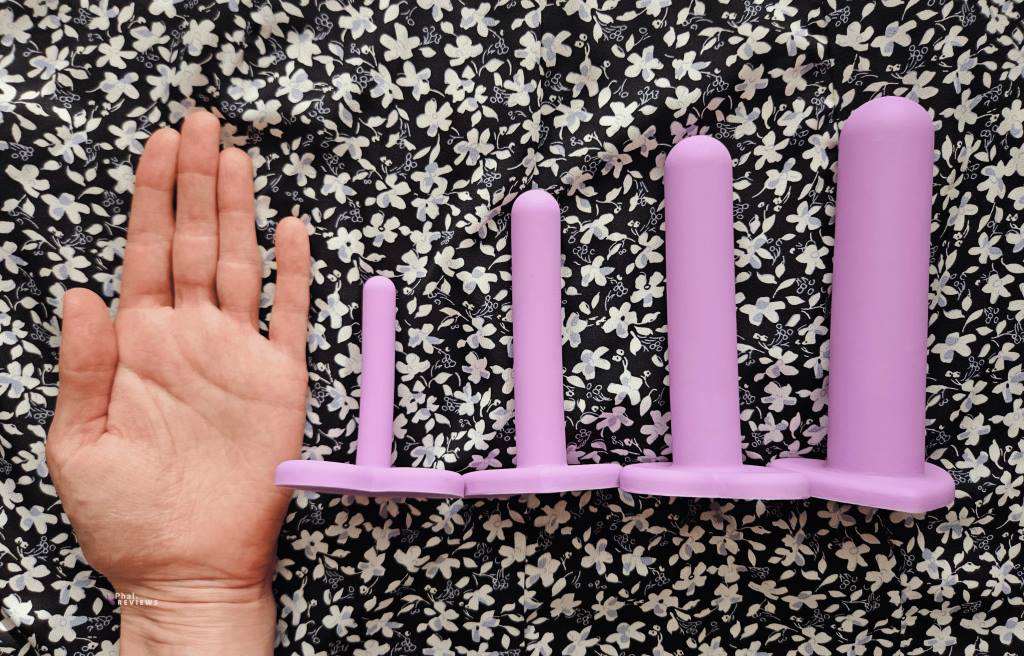 Wellness silicone dilator kit 4-step vaginal stretching