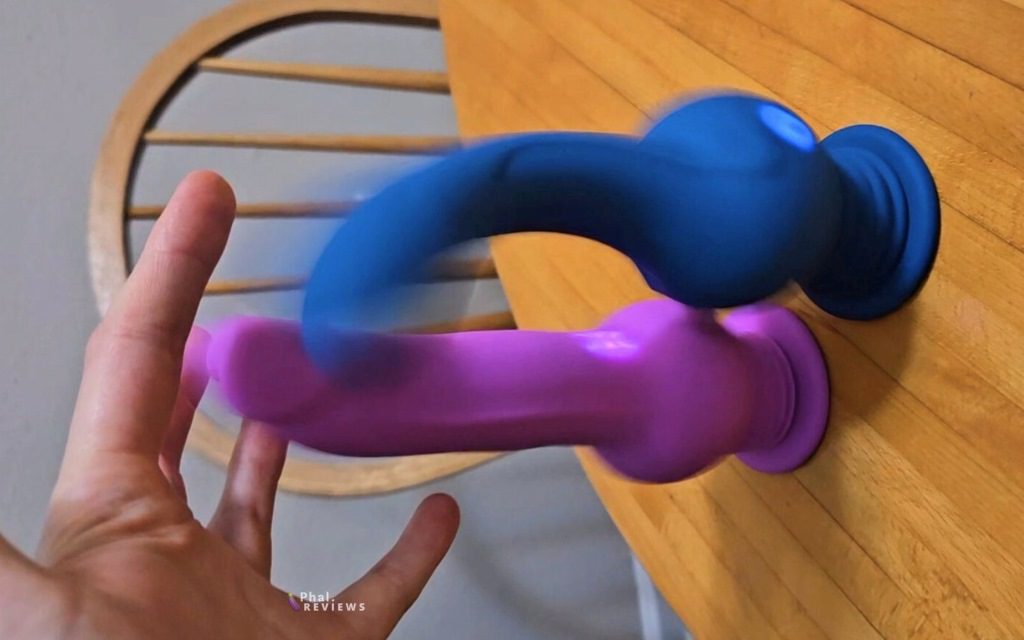Gyro-quake pulsing thrusting dildos - NS Revolution Earthquake vs. Blush Impressions New York sex toy