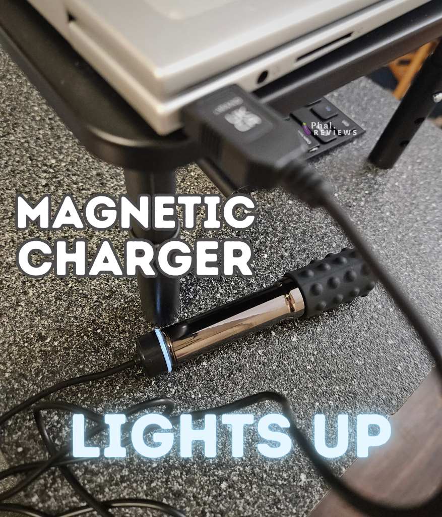 Le Wand Grand Bullet magnetic charging cable how to