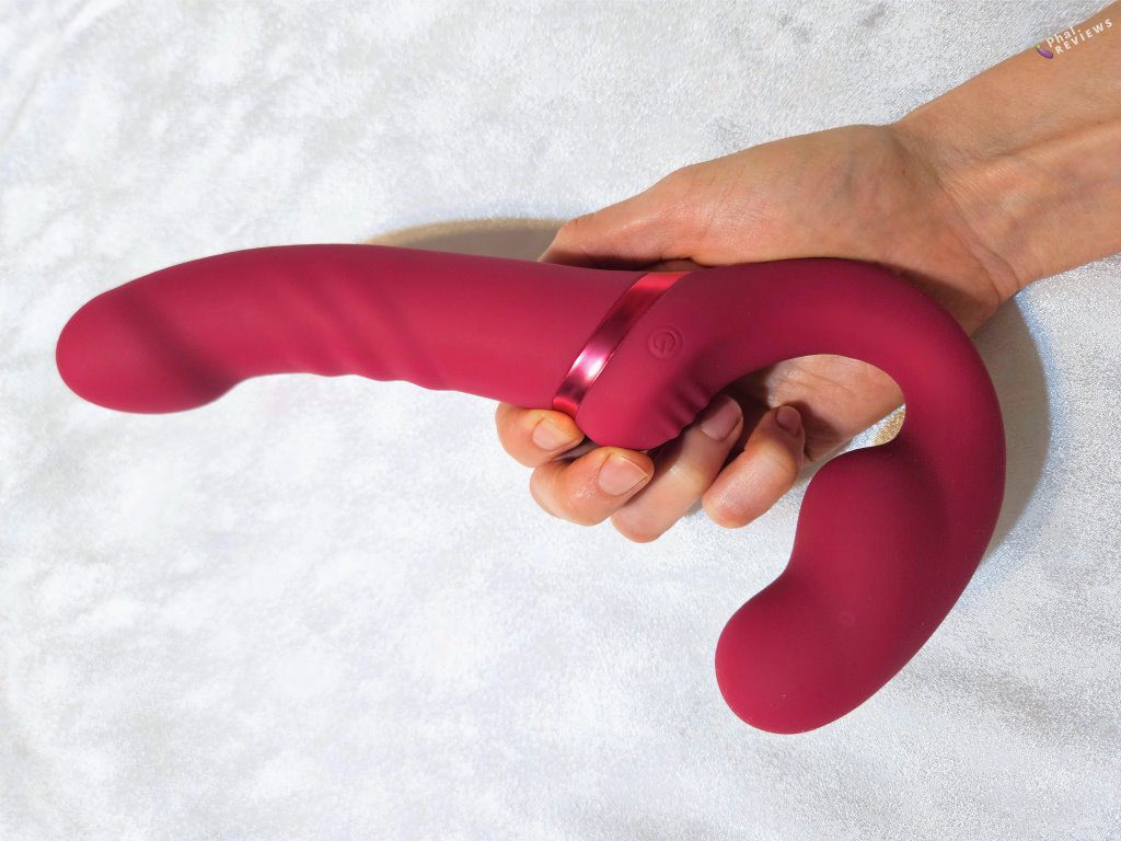 Lovense Lapis review - clitoral stimulation textures + power button