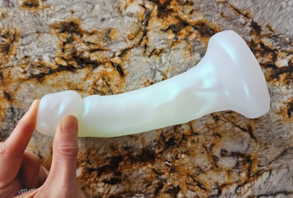 Android three-layer dildo squeezed soft head
