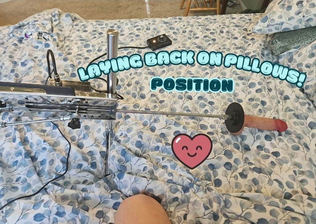 Solina sex machine - correct angle for laying back on pillows
