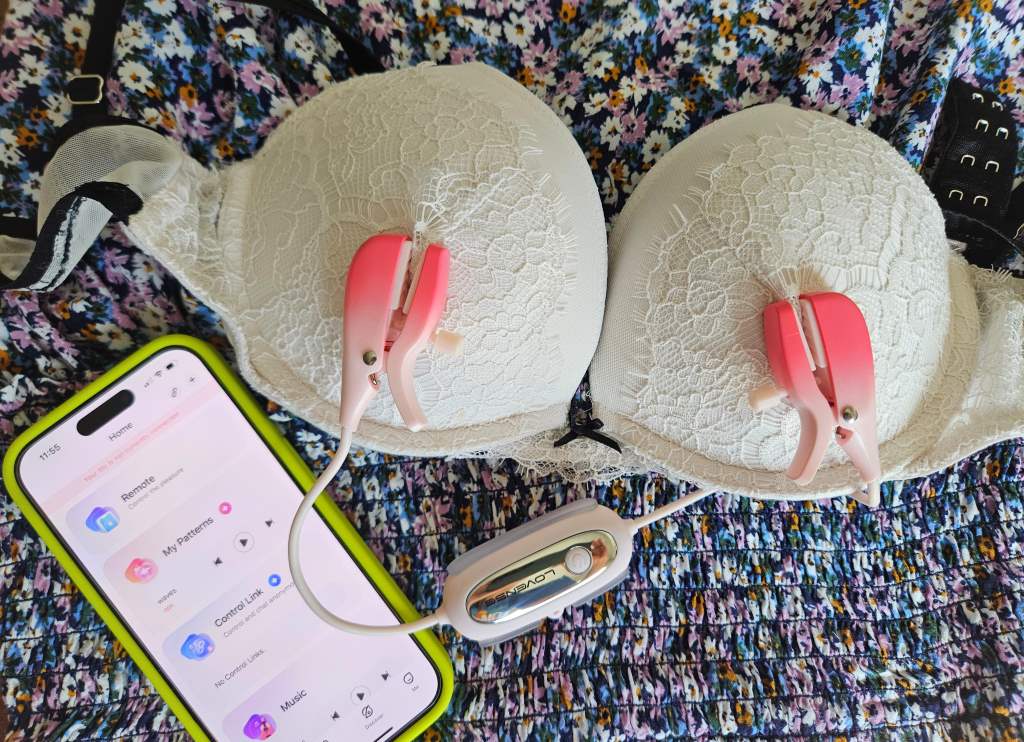 Lovense Gemini review app-controlled nipple clamps