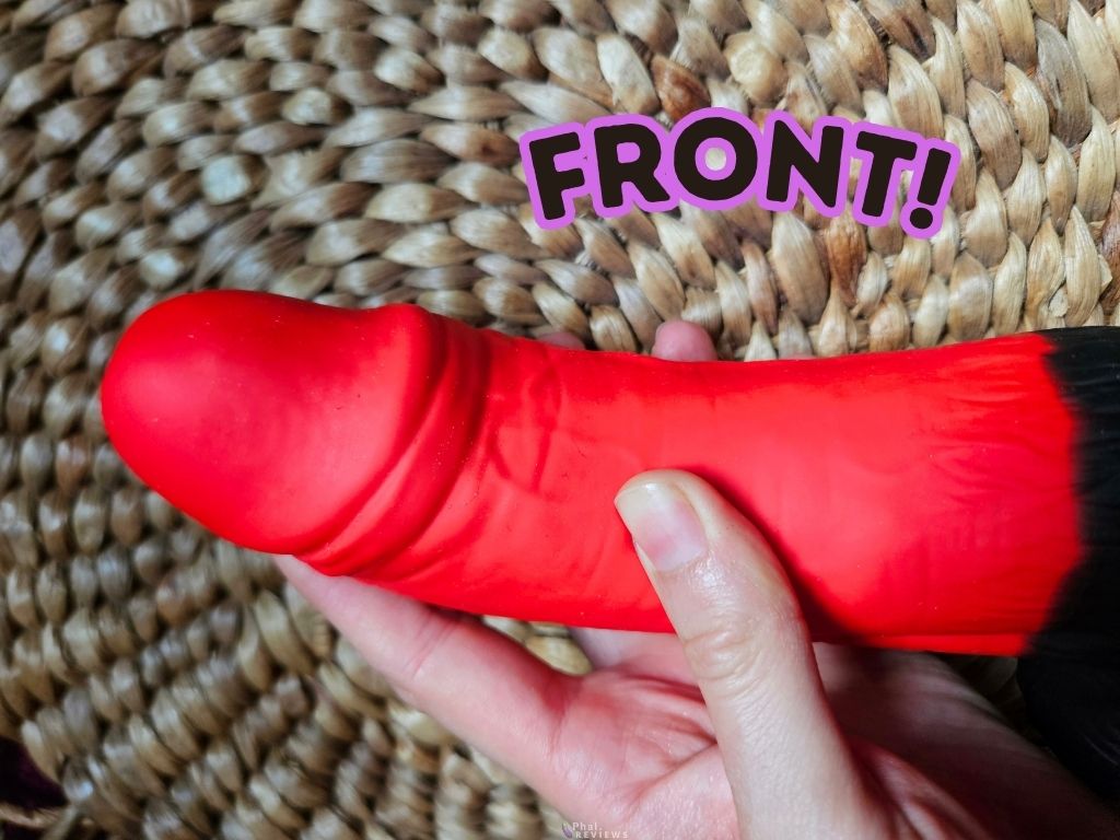Monsta dual density fantasy dildo front view