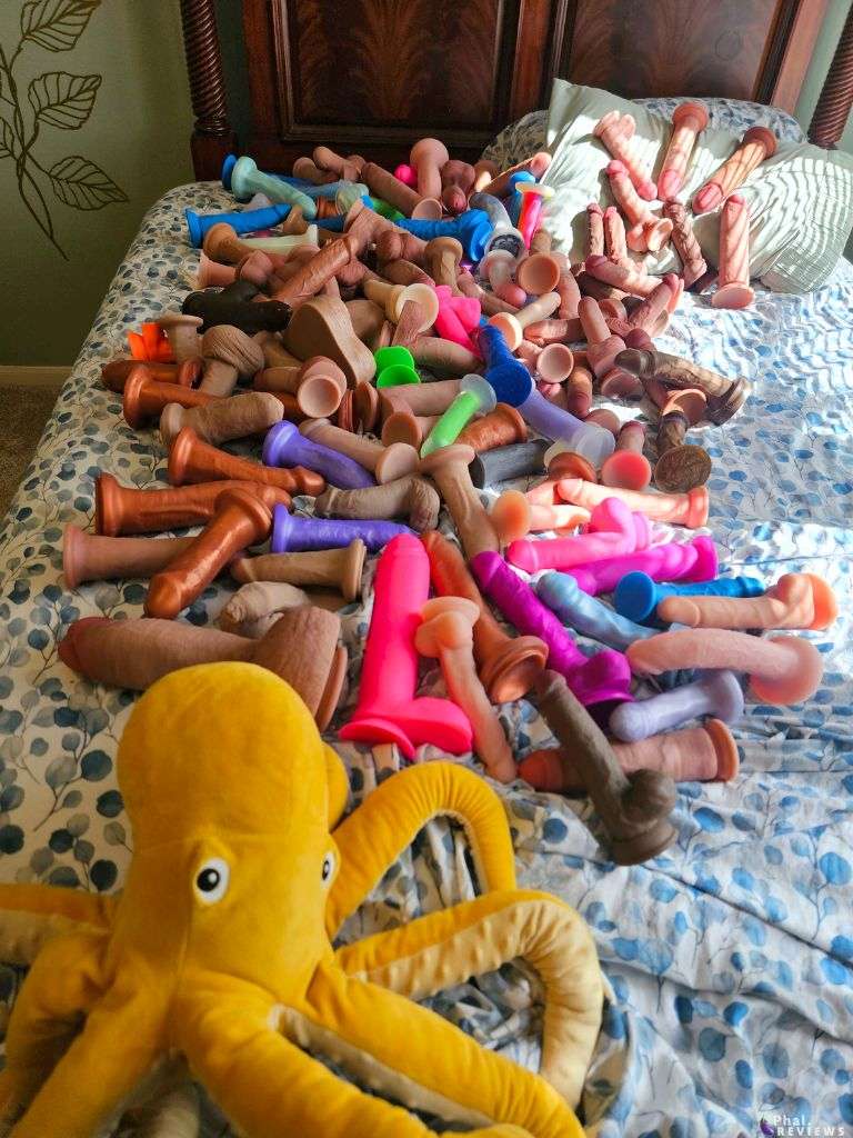 Most realistic dildo testing silicone dildos pile