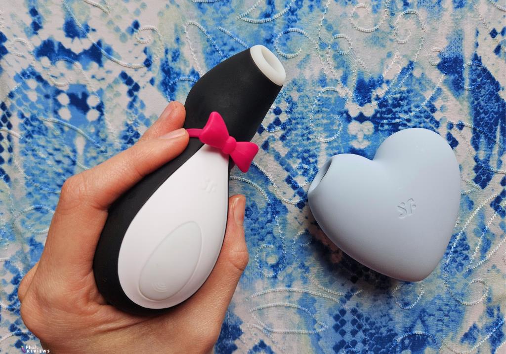 Satisfyer Pro Penguin vs Satisfyer Cutie Heart cute clit suction toys