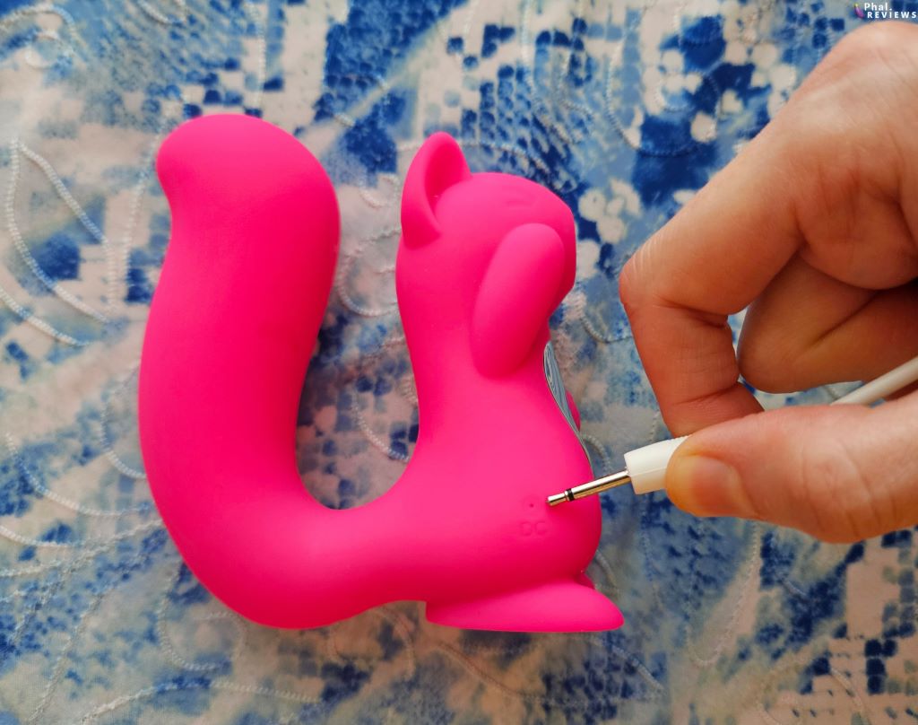 Screaming Squirrel suction vibrator how to charge