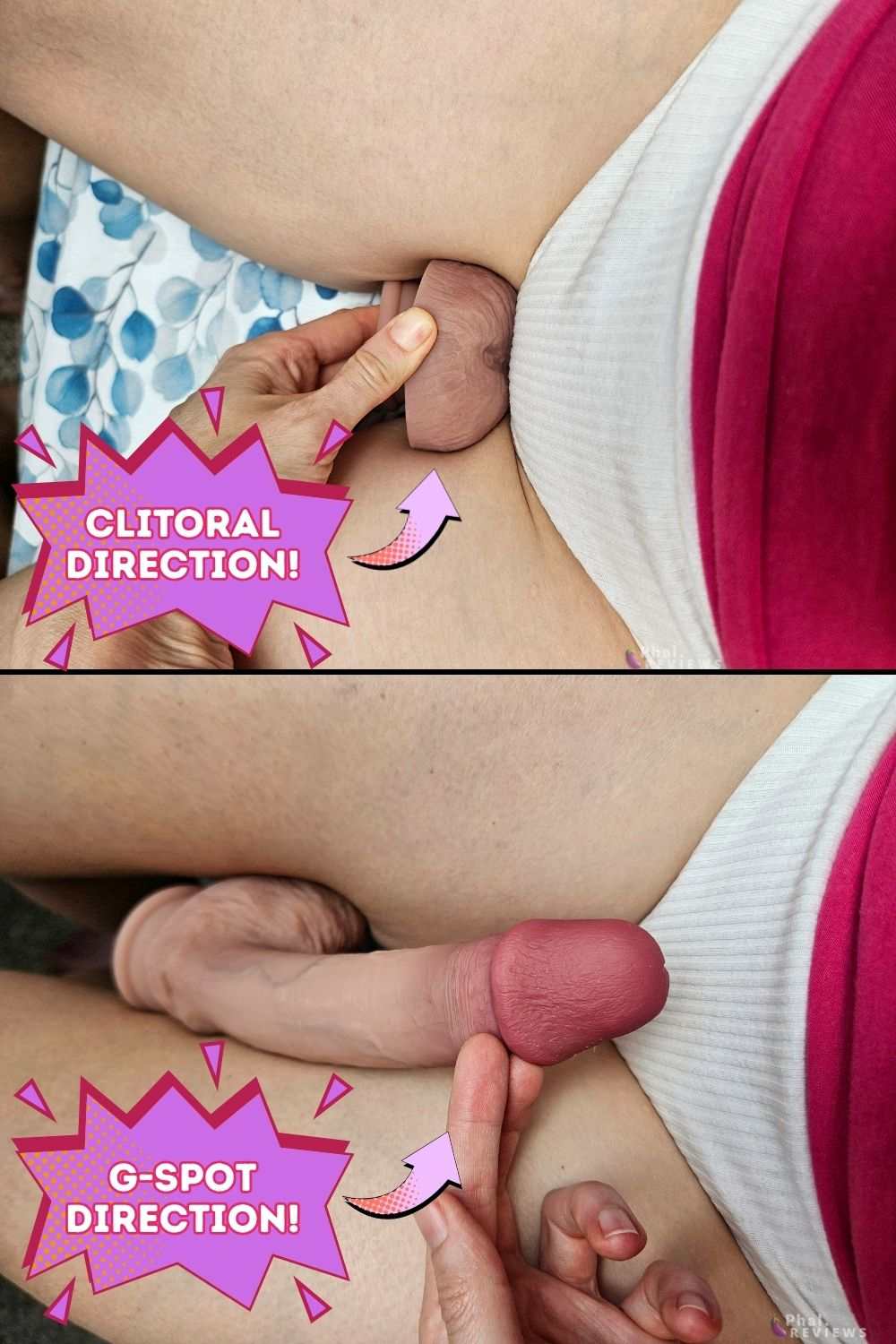 Solina Balla realistic dildo dual directions for clitoral and G-spot stimulation