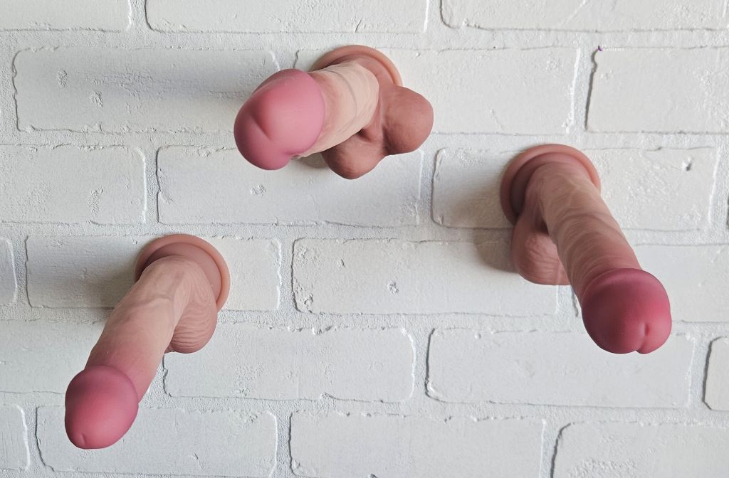 Solina realistic dildos with balls Prima, Maxima, Spotta