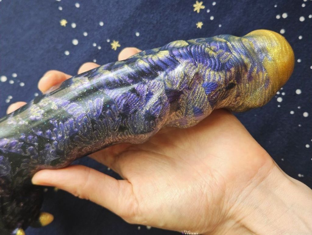 Uberrime Big Damn Alien dildo back side magical silicone