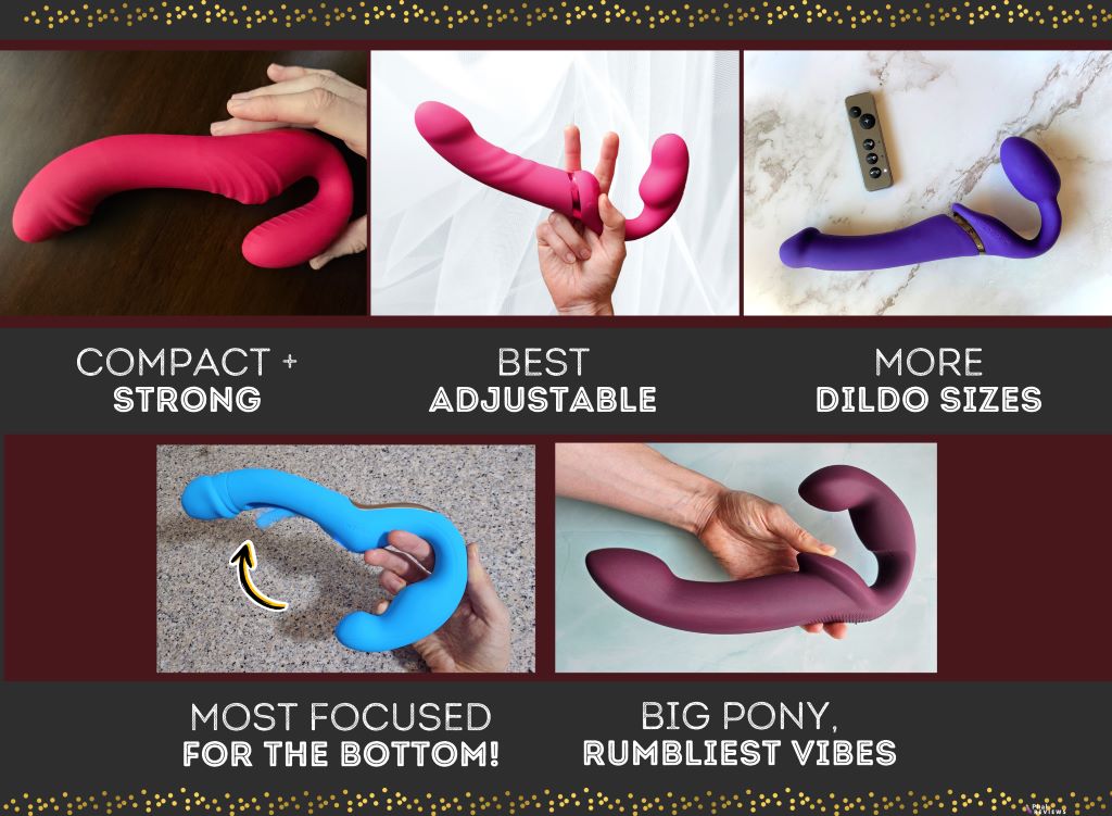Vibrating Strapless Strap On dildos top 5 best