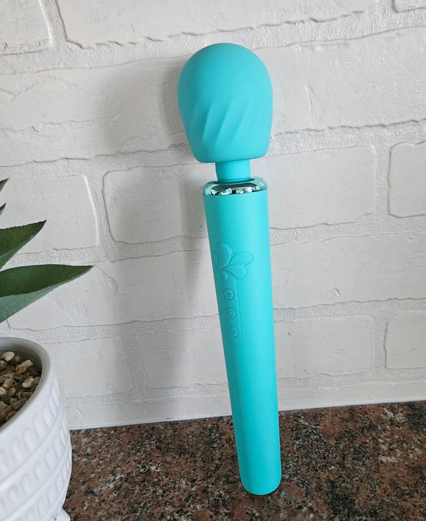 a Maia Nala teal vibrator wand