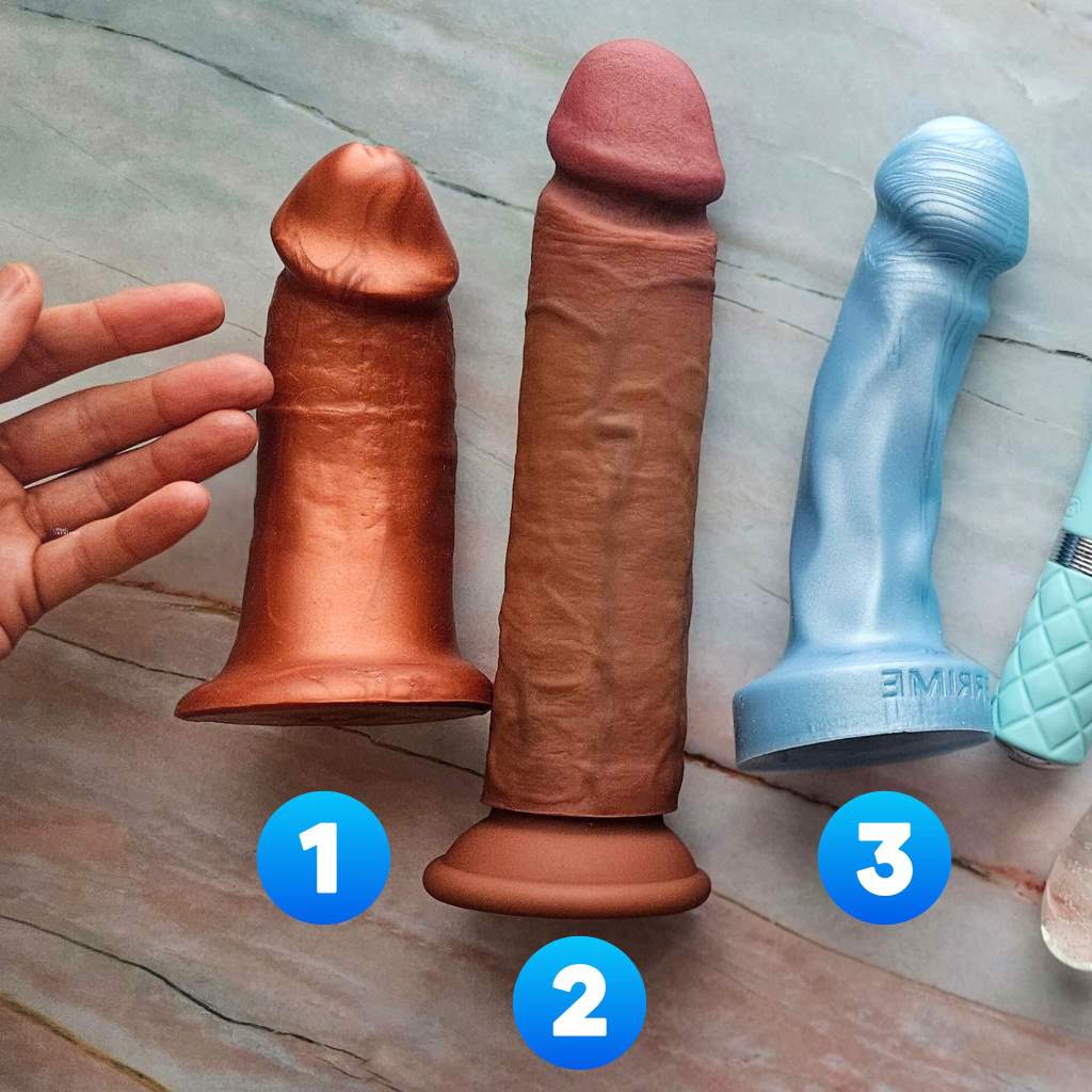 large g spot dildo size comparison